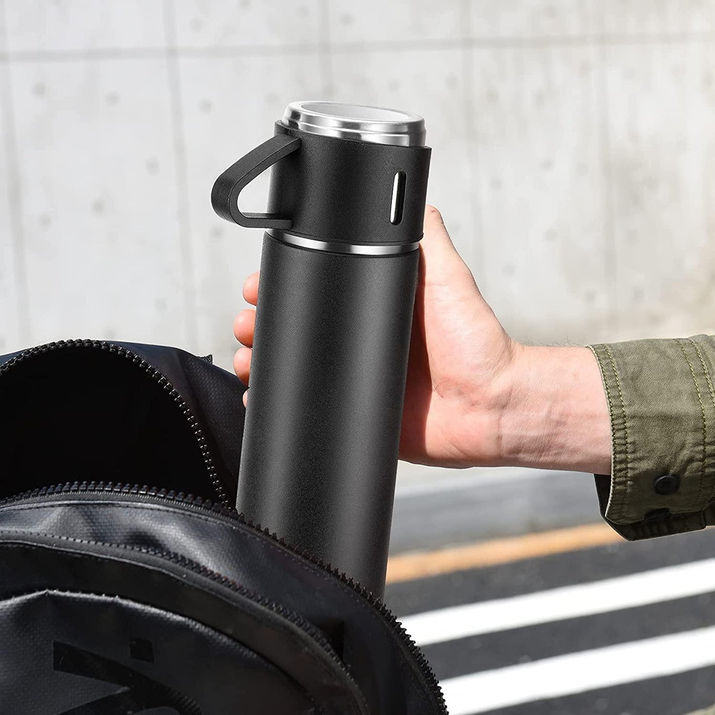 Stainless Steel Vacuum Flask Travel Water Bottle by UNV