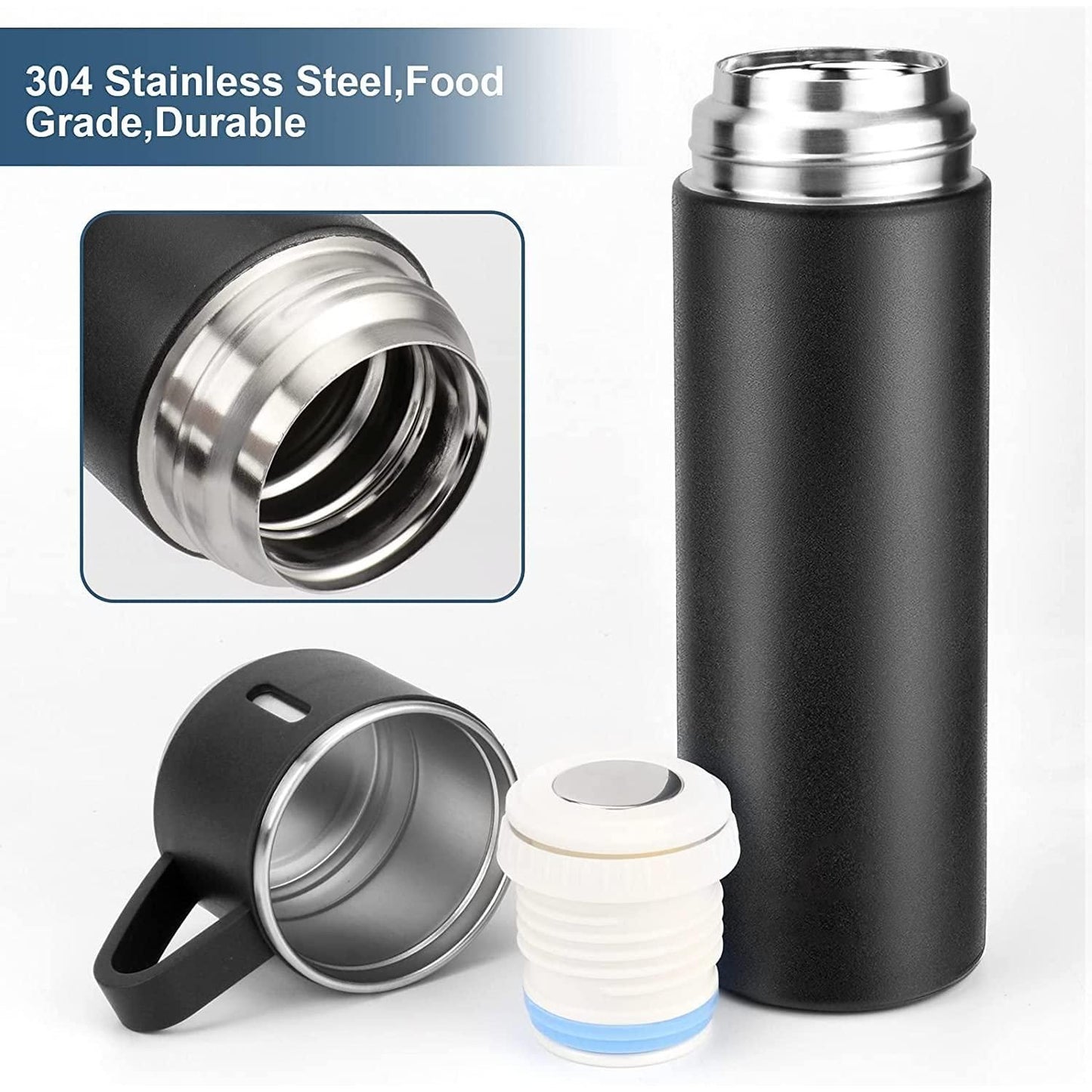 Stainless Steel Vacuum Flask Travel Water Bottle by UNV